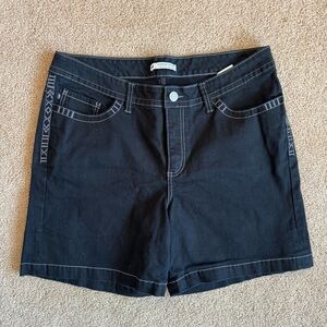 Lee Black Jean Shorts for Women
